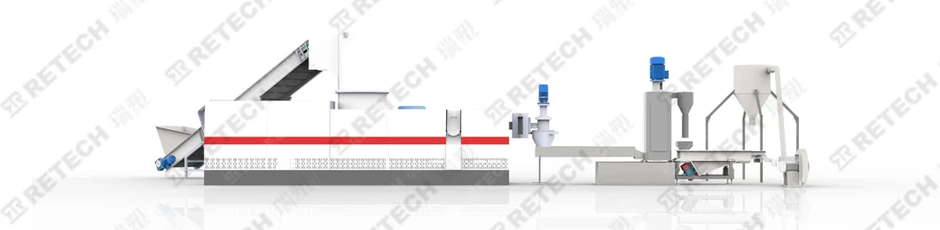 Plastic Granulator Machine Agglomerator PP PE LDPE CPE Film Single Screw Pelletizing Line