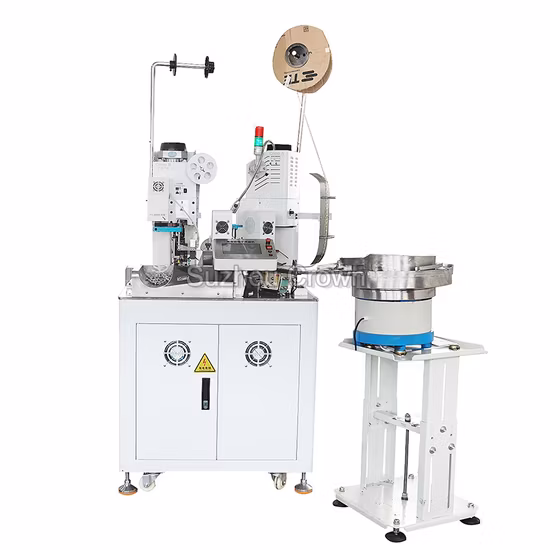 Insulation Sleeve Inserting Heating Shrinking Machine Sleeve Loading Terminal Cable Crimping Machine Fully Automatic Wire Processing Machine