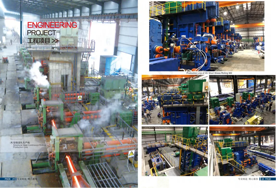 Rolling Mill Plant From Induction Furnace or Electric Arc Furnace for Smelting Steel Scrap, and Continuous Casting Machine