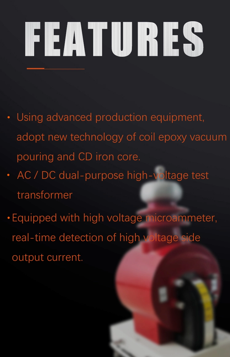 Hot Sale HV hipot Tester Transformer AC DC Withstand High Voltage Test Equipment