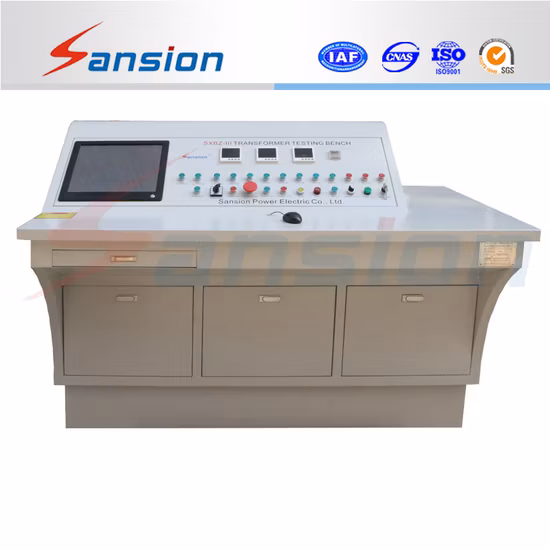 Equipamento de teste para bancada de teste de transformador de potência com teste sem carga