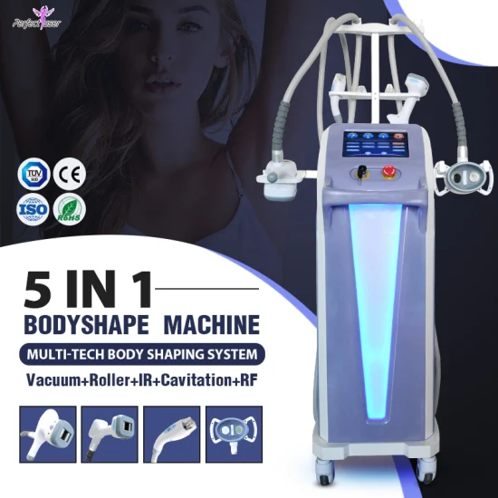 5em1 Body Sculpt Slimming Shaping Vela Shape RF Roller Vacuum Ultrasound Cavitation Weight Fat Loss Beauty Machine Equipment