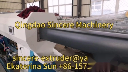 PEAD/PE/PP/PVC Máquina de produção de tubo de água de tempestade/chuva, máquina de fabricação de tubo de poço de visita em espiral